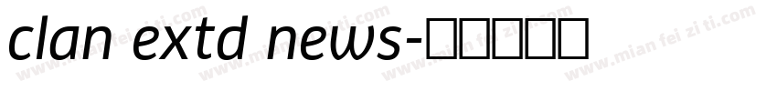 clan extd news字体转换
